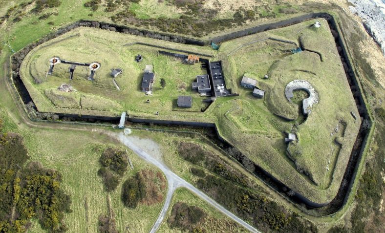 Aerial View of Lonehort Battery | BIPG Archive