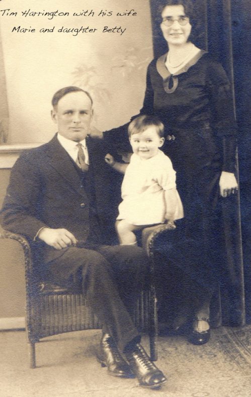 Tim Harrington with his wife Marie and daughter Betty. | John Finbarr O'Sullivan